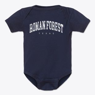 Roman Forest Texas Urban Vibe Baby Onesie