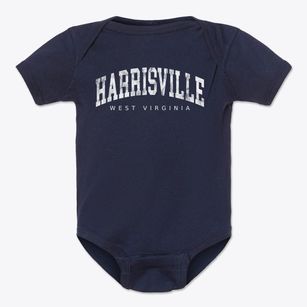 Harrisville West Virginia Urban Vibe Baby Onesie