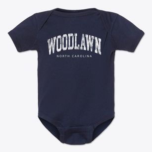Woodlawn North Carolina Urban Vibe Baby Onesie