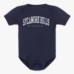 Sycamore Hills Missouri Urban Vibe Baby Onesie