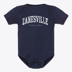 Zanesville Indiana Urban Vibe Baby Onesie