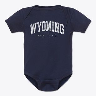 Wyoming New York Urban Vibe Baby Onesie