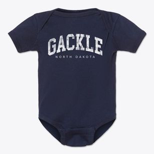 Gackle North Dakota Urban Vibe Baby Onesie