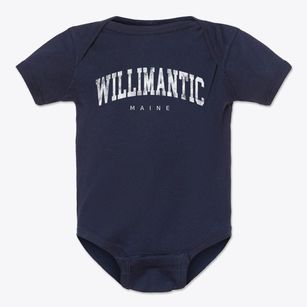 Willimantic Maine Urban Vibe Baby Onesie