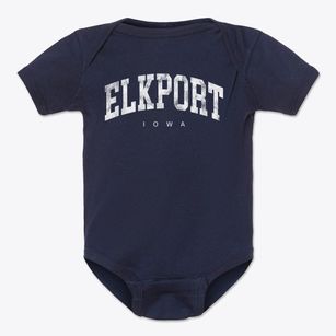 Elkport Iowa Urban Vibe Baby Onesie
