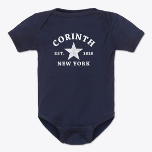 Corinth New York Star Baby Onesie
