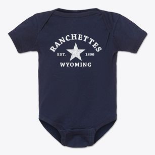 Ranchettes Wyoming Star Baby Onesie