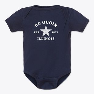 Du Quoin Illinois Star Baby Onesie