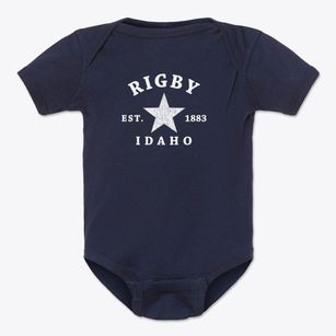 Rigby Idaho Star Baby Onesie