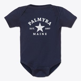 Palmyra Maine Star Baby Onesie