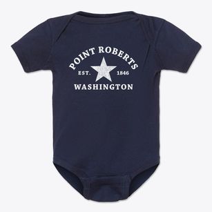 Point Roberts Washington Star Baby Onesie