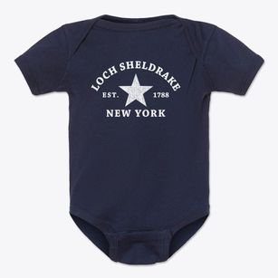 Loch Sheldrake New York Star Baby Onesie