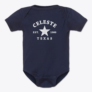 Celeste Texas Star Baby Onesie