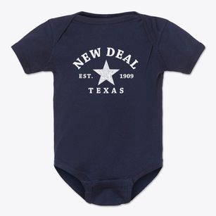 New Deal Texas Star Baby Onesie