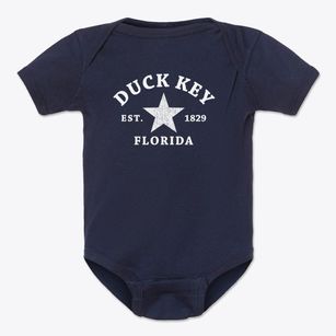 Duck Key Florida Star Baby Onesie