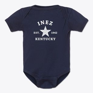 Inez Kentucky Star Baby Onesie