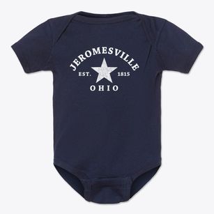 Jeromesville Ohio Star Baby Onesie