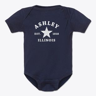Ashley Illinois Star Baby Onesie