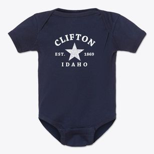 Clifton Idaho Star Baby Onesie