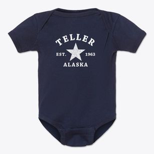 Teller Alaska Star Baby Onesie