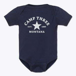 Camp Three Montana Star Baby Onesie