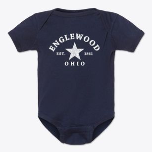 Englewood Ohio Star Baby Onesie
