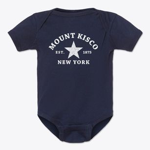 Mount Kisco New York Star Baby Onesie