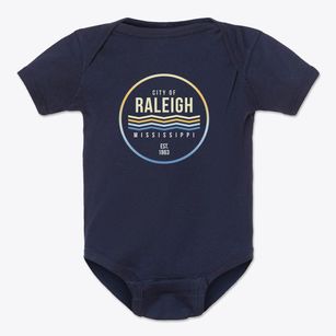 Raleigh Mississippi Color Fade Baby Onesie