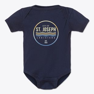 St. Joseph Louisiana Color Fade Baby Onesie
