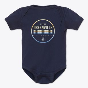 Greenville California Color Fade Baby Onesie