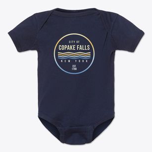 Copake Falls New York Color Fade Baby Onesie
