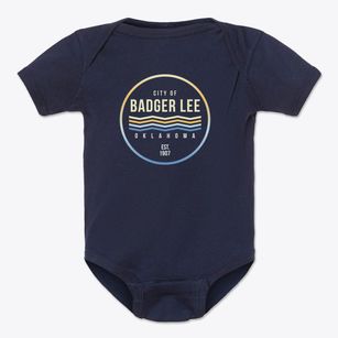 Badger Lee Oklahoma Color Fade Baby Onesie