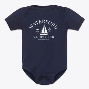 Waterford Wisconsin Yacht Club Baby Onesie