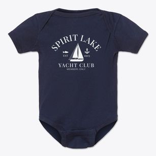 Spirit Lake Idaho Yacht Club Baby Onesie
