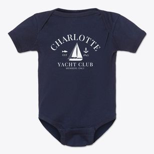 Charlotte Texas Yacht Club Baby Onesie