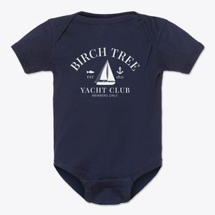 Birch Tree Missouri Yacht Club Baby Onesie