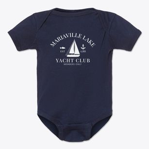 Mariaville Lake New York Yacht Club Baby Onesie