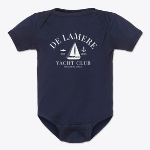 De Lamere North Dakota Yacht Club Baby Onesie