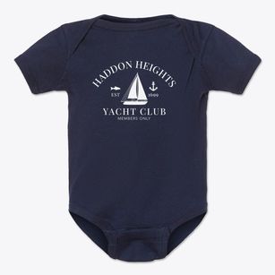 Haddon Heights New Jersey Yacht Club Baby Onesie
