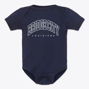 Bridge City Louisiana Inline Baby Onesie