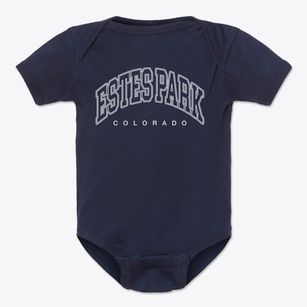 Estes Park Colorado Inline Baby Onesie