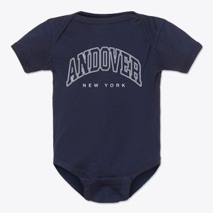 Andover New York Inline Baby Onesie