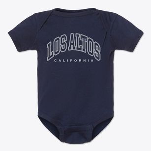 Los Altos California Inline Baby Onesie