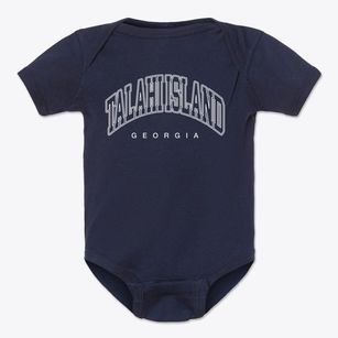 Talahi Island Georgia Inline Baby Onesie