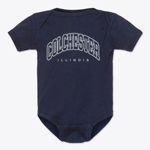 Colchester Illinois Inline Baby Onesie