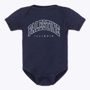 Palestine Illinois Inline Baby Onesie