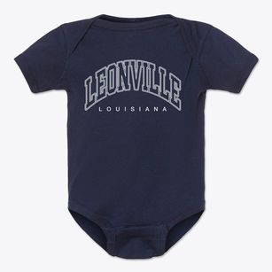 Leonville Louisiana Inline Baby Onesie