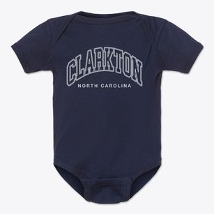 Clarkton North Carolina Inline Baby Onesie
