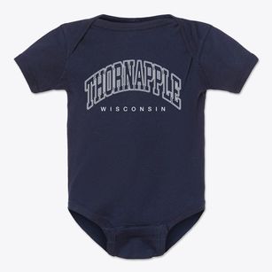 Thornapple Wisconsin Inline Baby Onesie