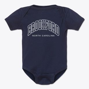 Brookford North Carolina Inline Baby Onesie